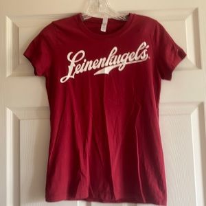 woman’s fitted leinenkugels tshirt